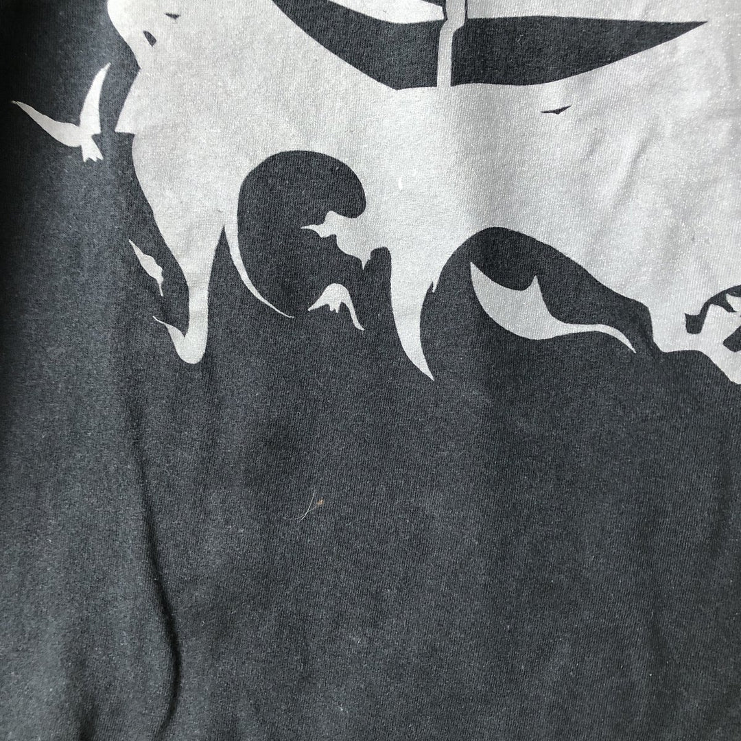 NARUTO SHIPPUDEN Naruto Shippuden Uchiha Itachi Anime Character Print T-Shirt Men's L size cotton black type Vintage Second Hand