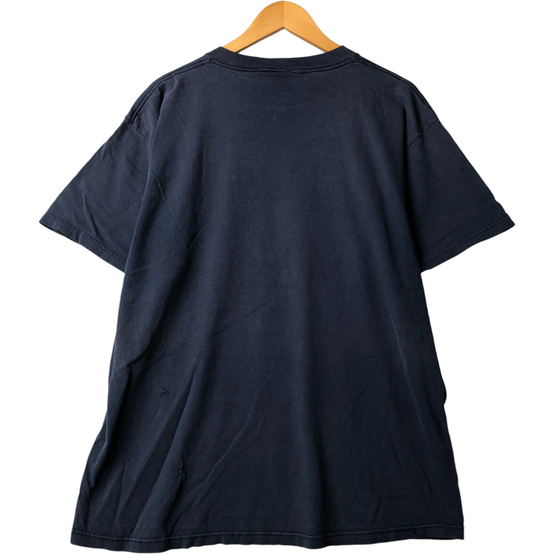 Vintage MICKEY UNLIMTED MICKEY MOUSE Mickey Mouse character print T-shirt, men's size XL unclear navy blue type Vintage Second Hand