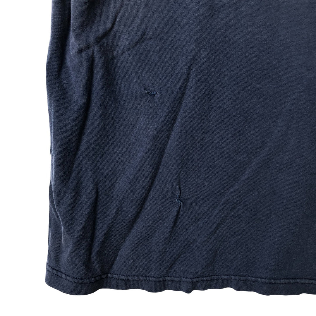 Vintage MICKEY UNLIMTED MICKEY MOUSE Mickey Mouse character print T-shirt, men's size XL unclear navy blue type Vintage Second Hand
