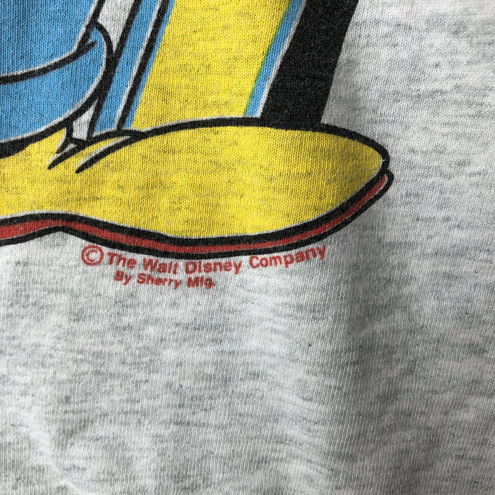 Vintage 90'S Fruit of the Loom Goofy character print T-shirt, Made in USA, Men's Size L cotton white type Vintage Second Hand