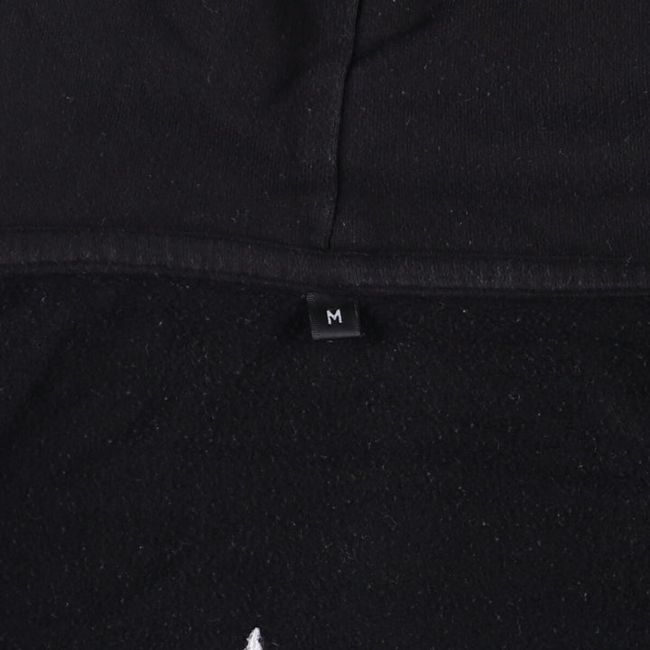 PEPPEX Skull Pattern Full-Zip Hoodie, Men's Size M cotton black type Vintage Second Hand
