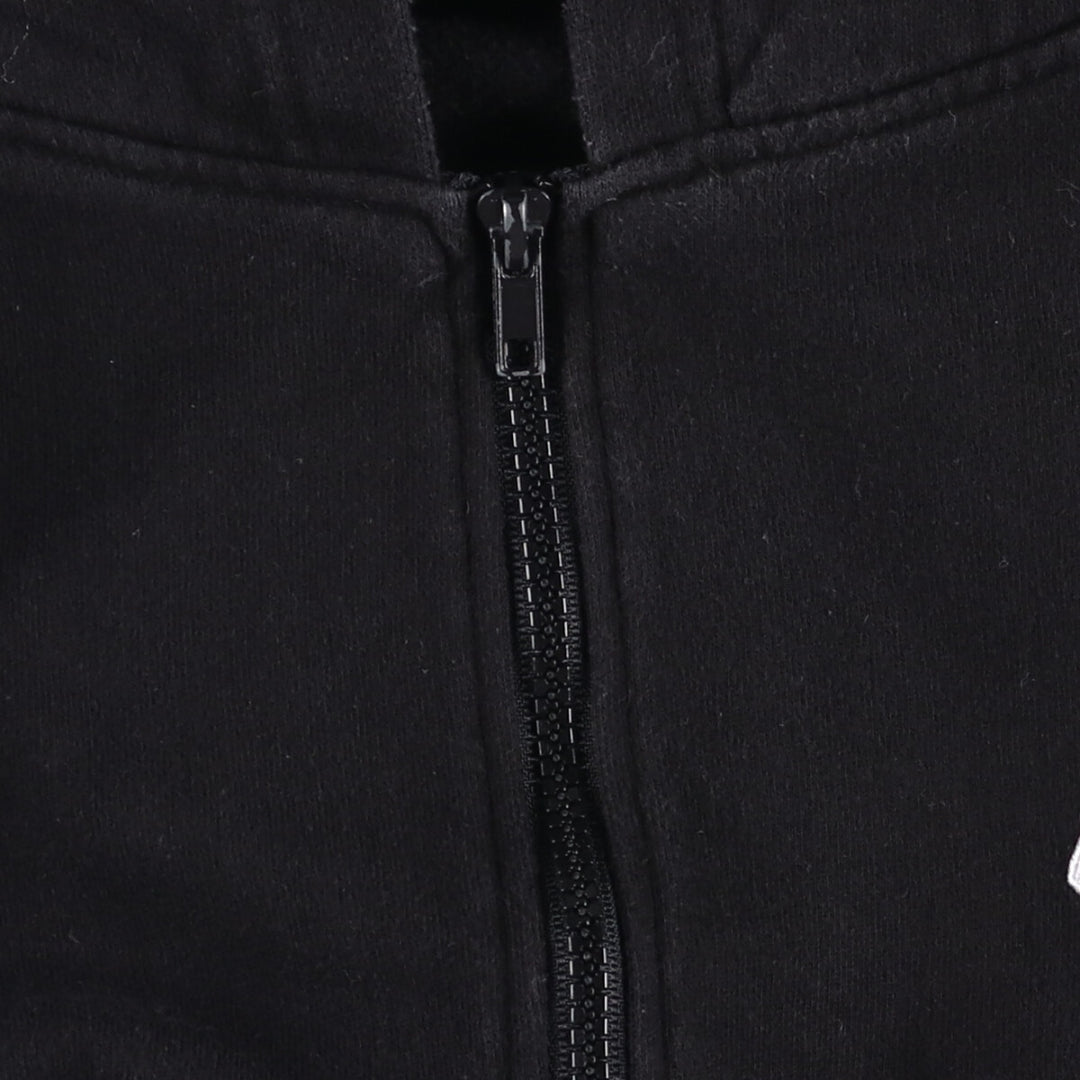 PEPPEX Skull Pattern Full-Zip Hoodie, Men's Size M cotton black type Vintage Second Hand