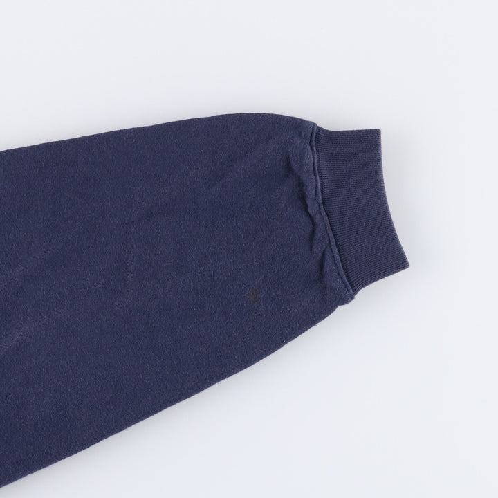 90'S Nike One Point Logo Sweatshirt, Men's L Size, Vintage cotton navy blue type Vintage Second Hand