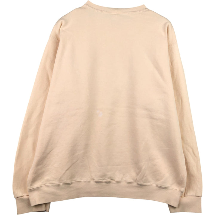 00'S Nike One Point Logo Sweatshirt Trainer Men's L size cotton coral Vintage Second Hand