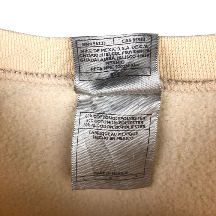 00'S Nike One Point Logo Sweatshirt Trainer Men's L size cotton coral Vintage Second Hand