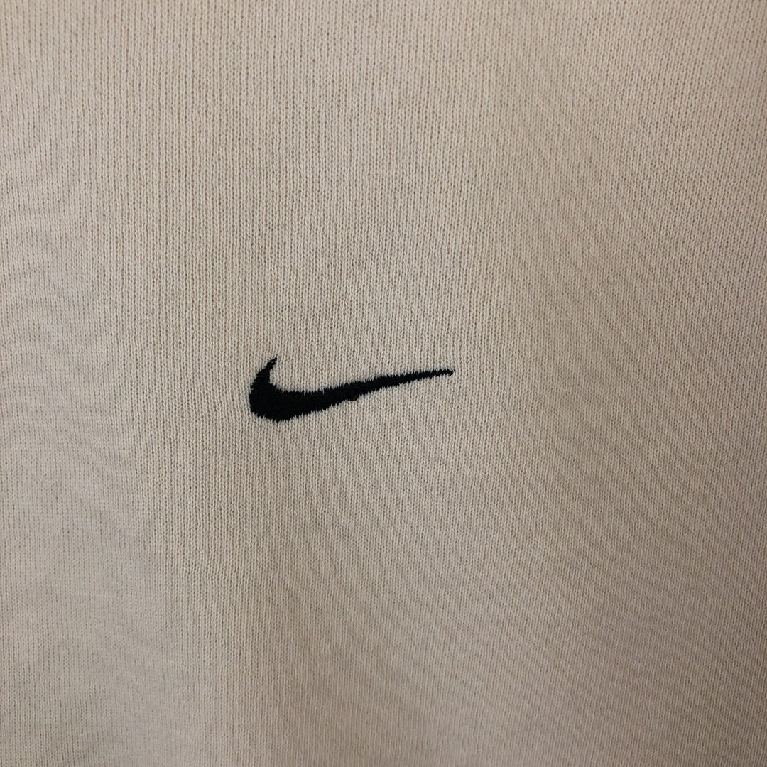00'S Nike One Point Logo Sweatshirt Trainer Men's L size cotton coral Vintage Second Hand