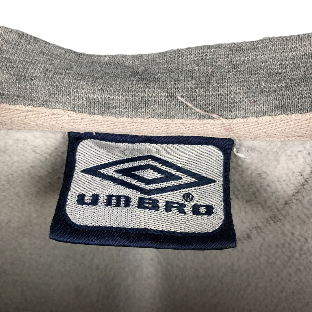 Umbro logo sweatshirt, men's size XL unclear gray type Vintage Second Hand
