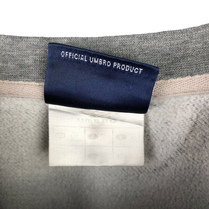 Umbro logo sweatshirt, men's size XL unclear gray type Vintage Second Hand