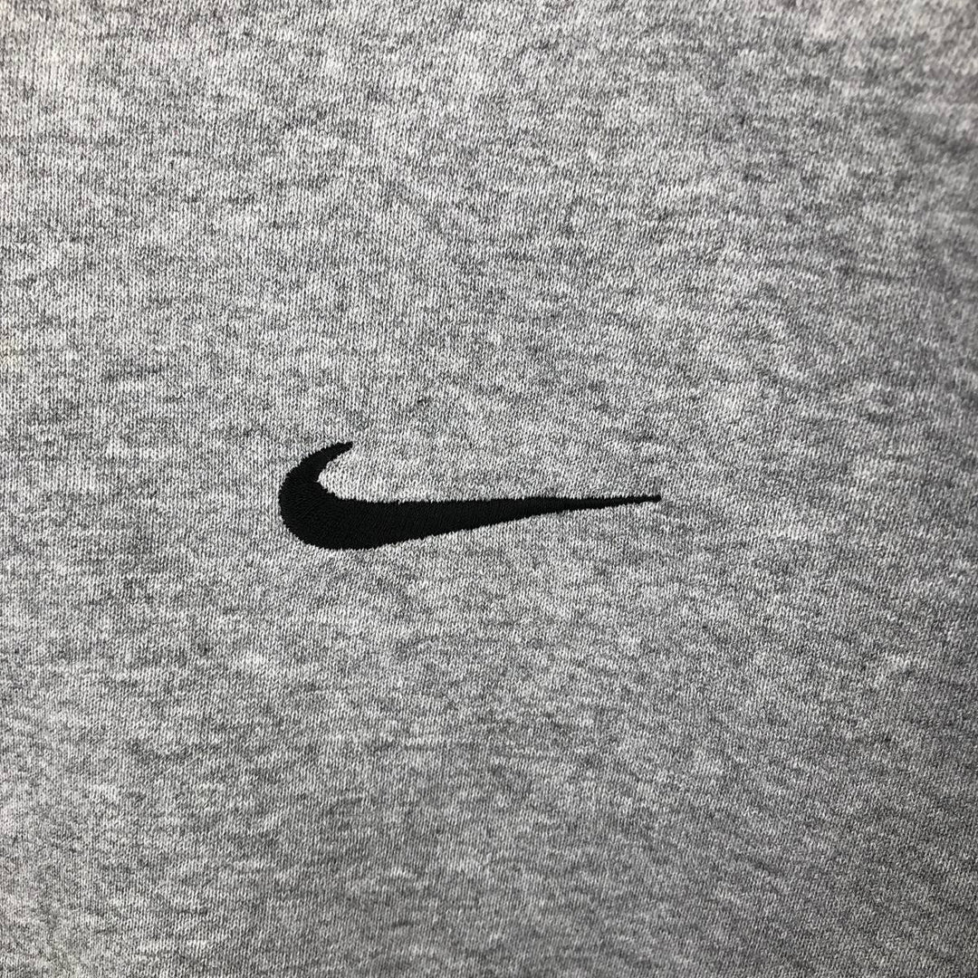 90'S Nike One Point Logo Sweatshirt Trainer Made in USA Men's L Size Vintage cotton gray type Vintage Second Hand