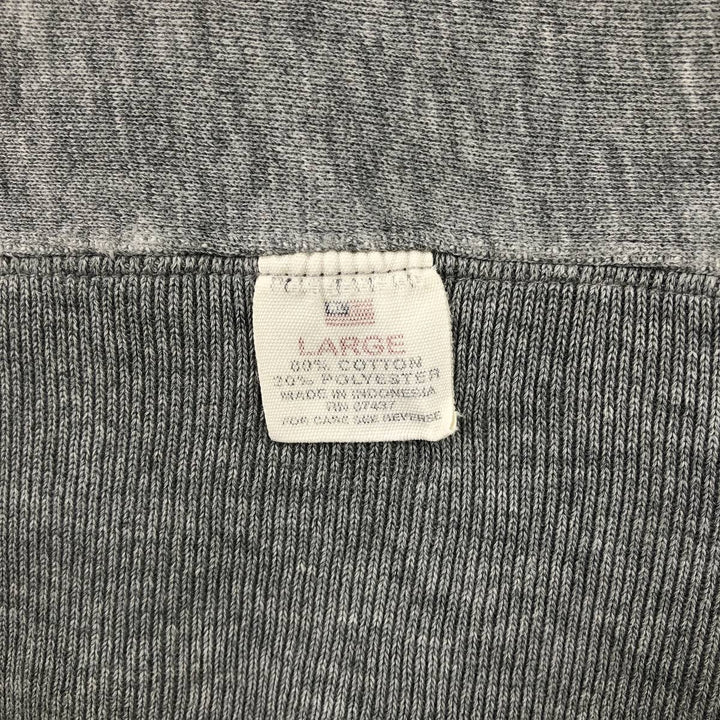 2000'S Ralph Lauren POLO JEANS COMPANY logo sweatshirt, men's size L cotton gray type Vintage Second Hand