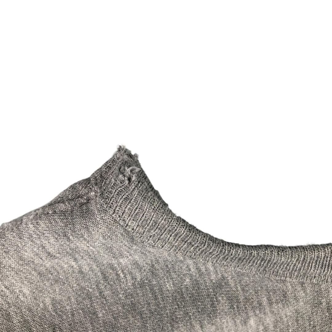 2000'S Ralph Lauren POLO JEANS COMPANY logo sweatshirt, men's size L cotton gray type Vintage Second Hand
