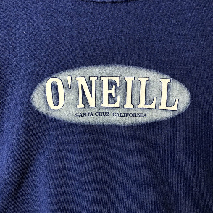 O'Neill Vintage Printed Sweatshirt, Men's Size L unclear Navy blue Vintage Second Hand
