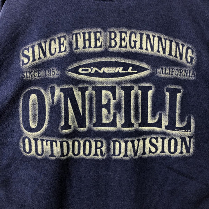 O'Neill Vintage Printed Sweatshirt, Men's Size L unclear Navy blue Vintage Second Hand