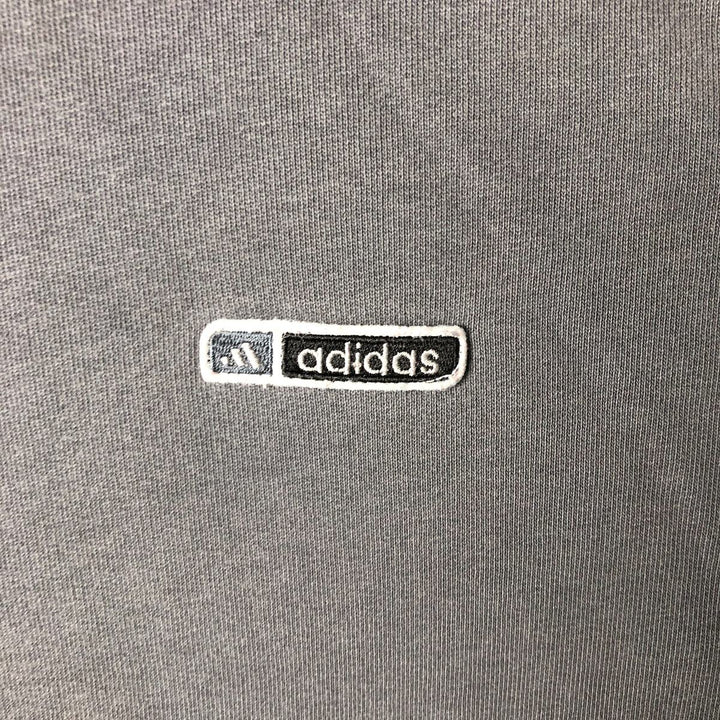 2000'S Adidas sweatshirt, men's size M cotton Charcoal Vintage Second Hand