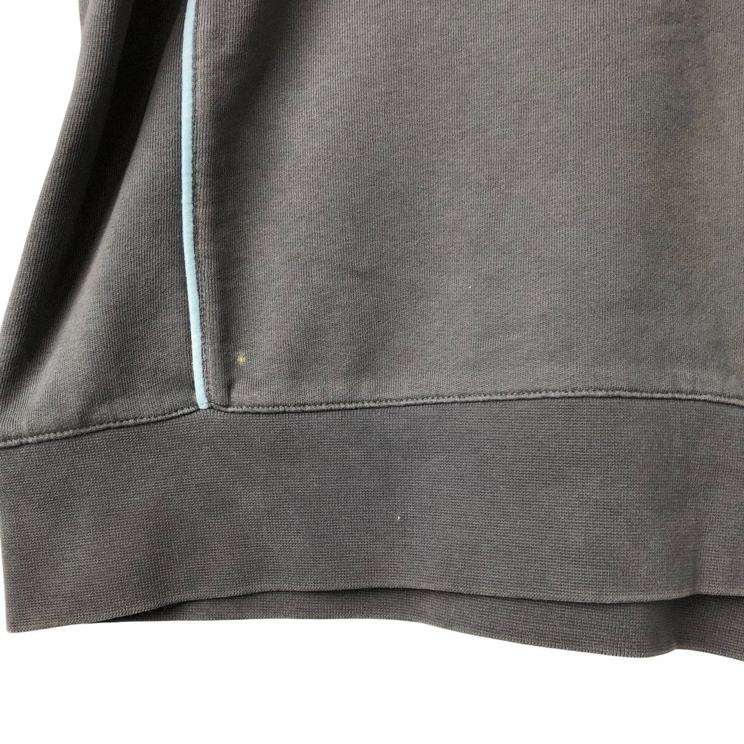 2000'S Adidas sweatshirt, men's size M cotton Charcoal Vintage Second Hand