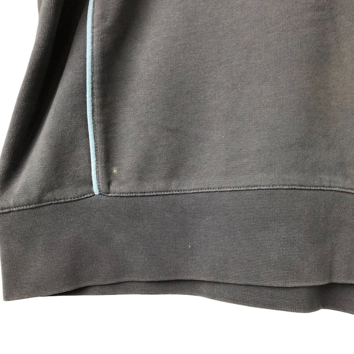 2000'S Adidas sweatshirt, men's size M cotton Charcoal Vintage Second Hand