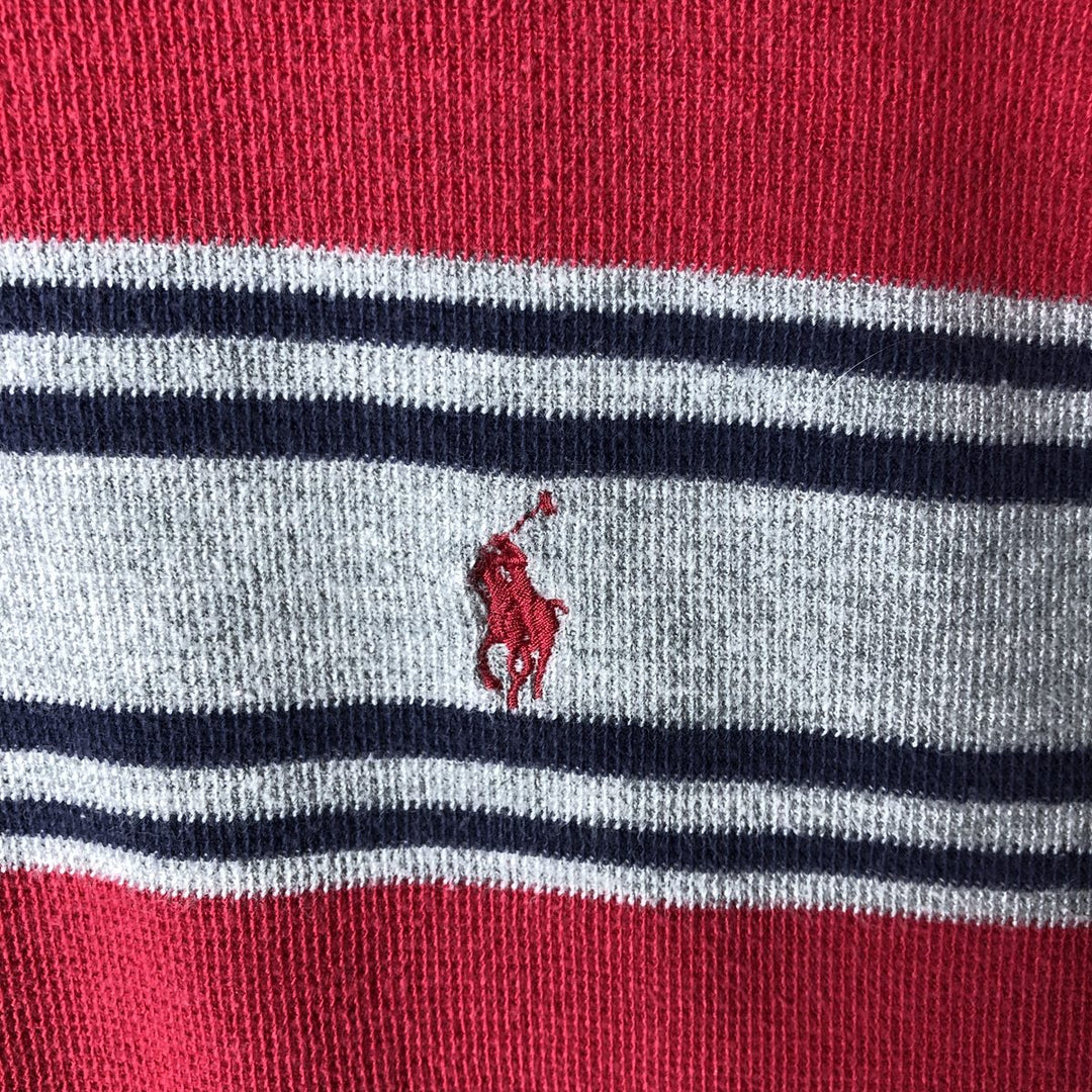 Ralph Lauren POLO by Ralph Lauren long-sleeved T-shirt, men's size L cotton red type Vintage Second Hand