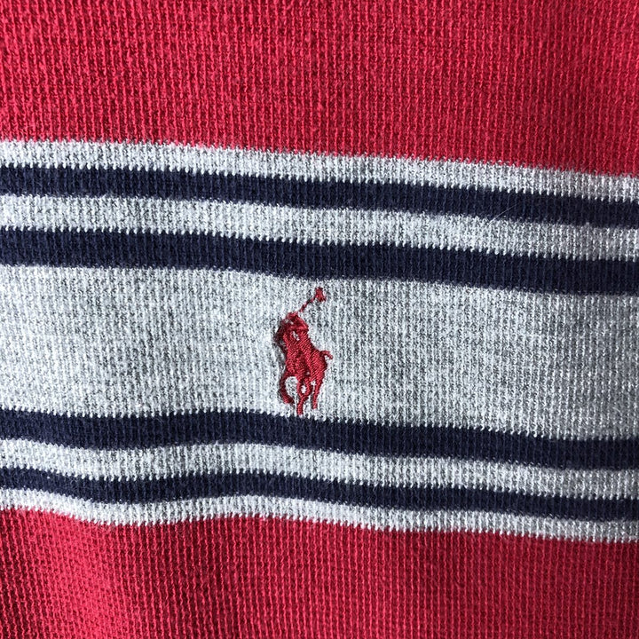 Ralph Lauren POLO by Ralph Lauren long-sleeved T-shirt, men's size L cotton red type Vintage Second Hand