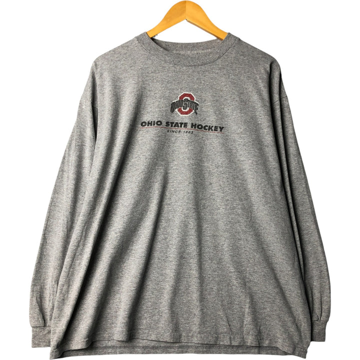 90'S Delta DELTA Long Sleeve T-Shirt, Men's XL cotton gray type Vintage Second Hand