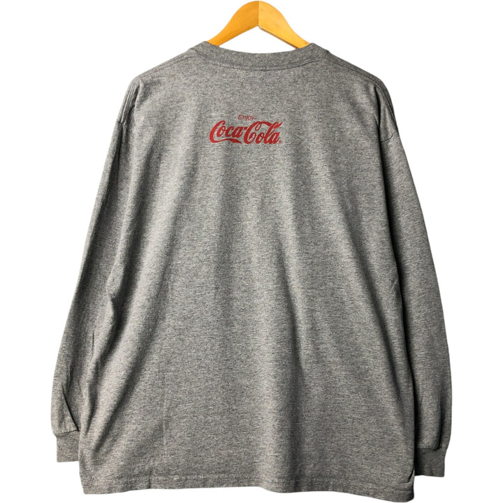 90'S Delta DELTA Long Sleeve T-Shirt, Men's XL cotton gray type Vintage Second Hand