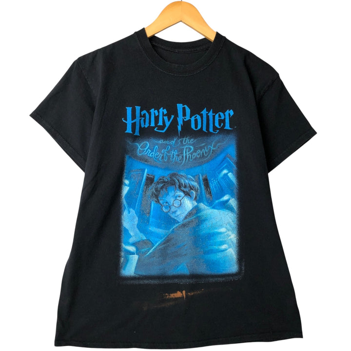 Jerzees Harry Potter Movie T-Shirt, Men's Size Small unclear black type Vintage Second Hand