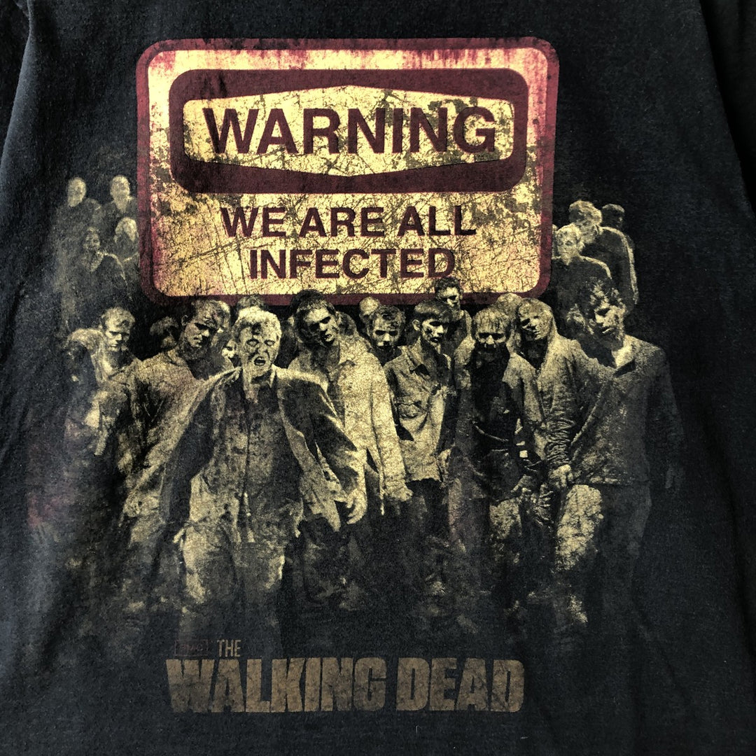 Jerzees THE WALKING DEAD Movie T-Shirt, Men's Size L cotton black type Vintage Second Hand