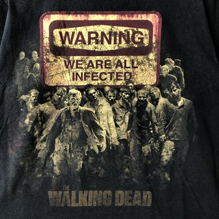 Jerzees THE WALKING DEAD Movie T-Shirt, Men's Size L cotton black type Vintage Second Hand