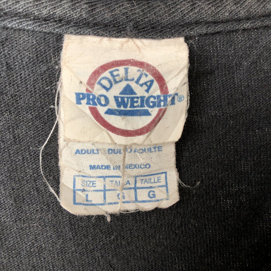 Delta DELTA THE WALKING DEAD Movie T-shirt for men, size L cotton black type Vintage Second Hand