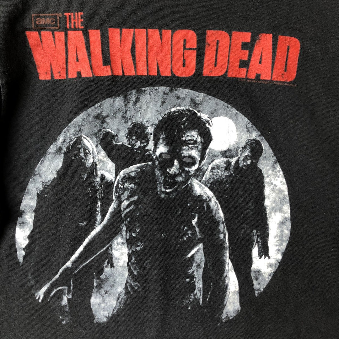 Delta DELTA THE WALKING DEAD Movie T-shirt for men, size L cotton black type Vintage Second Hand