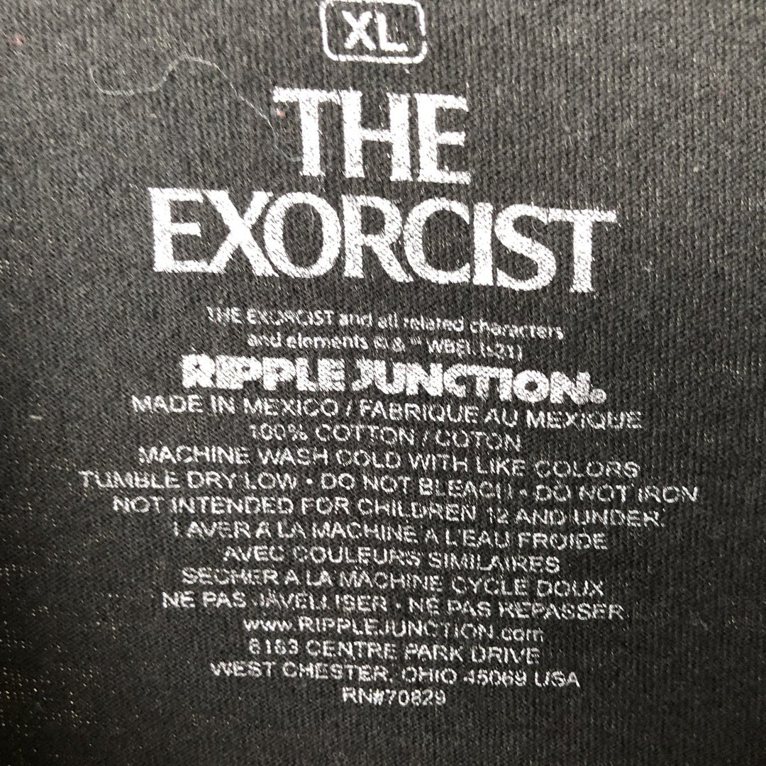 Ripple Junction THE EXORCIST Movie T-Shirt, Men's XL cotton black type Vintage Second Hand