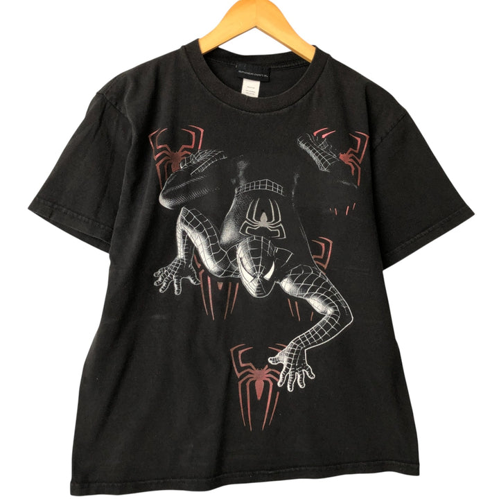 SPIDER MAN 3 Spider-Man 3 Movie T-shirt Men's XL cotton black type Vintage Second Hand