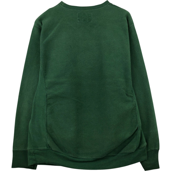 Steve & Barry's Michigan State University College Sweatshirt, Men's Size L cotton Green type dark green Vintage Second Hand