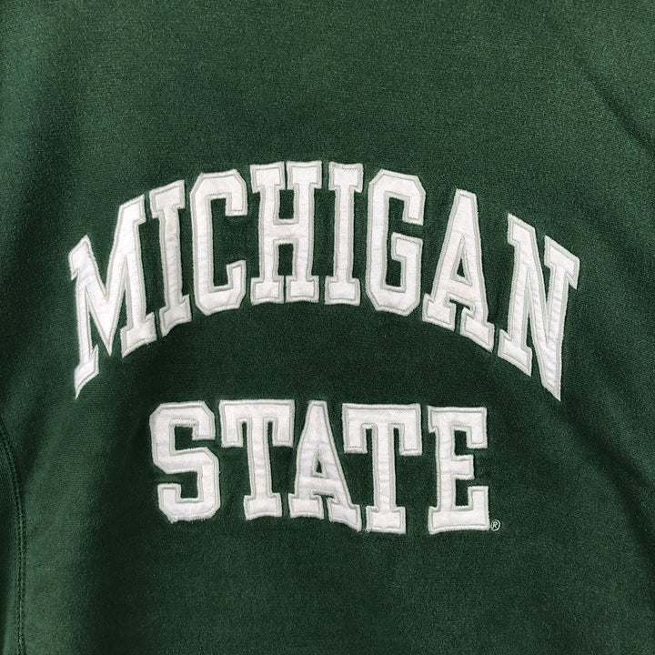 Steve & Barry's Michigan State University College Sweatshirt, Men's Size L cotton Green type dark green Vintage Second Hand