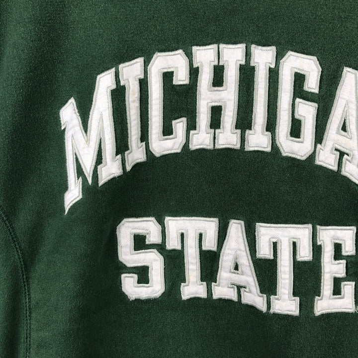 Steve & Barry's Michigan State University College Sweatshirt, Men's Size L cotton Green type dark green Vintage Second Hand