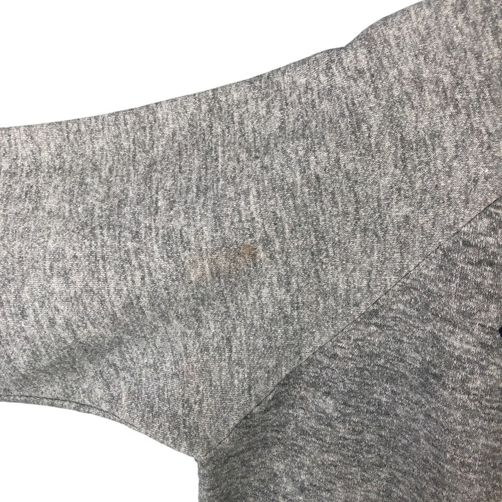Vintage TAH HELL SPORTS triple print college sweatshirt, size M, men's unclear gray type Vintage Second Hand
