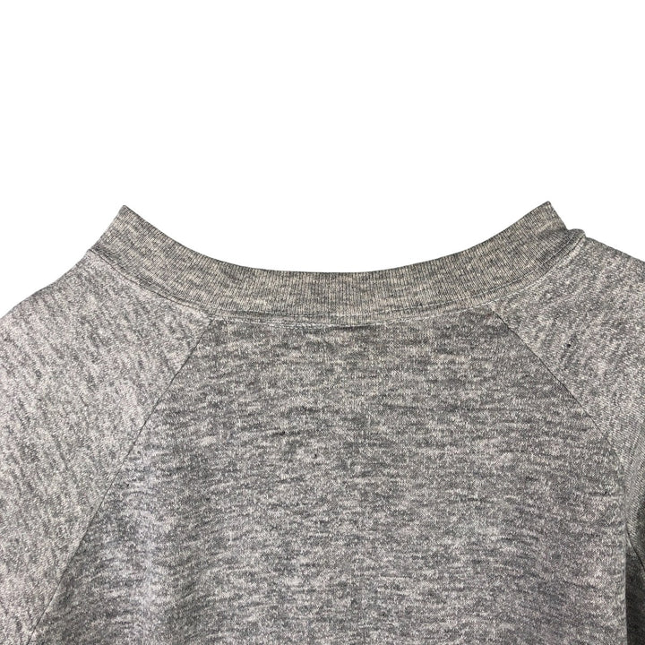 Vintage TAH HELL SPORTS triple print college sweatshirt, size M, men's unclear gray type Vintage Second Hand