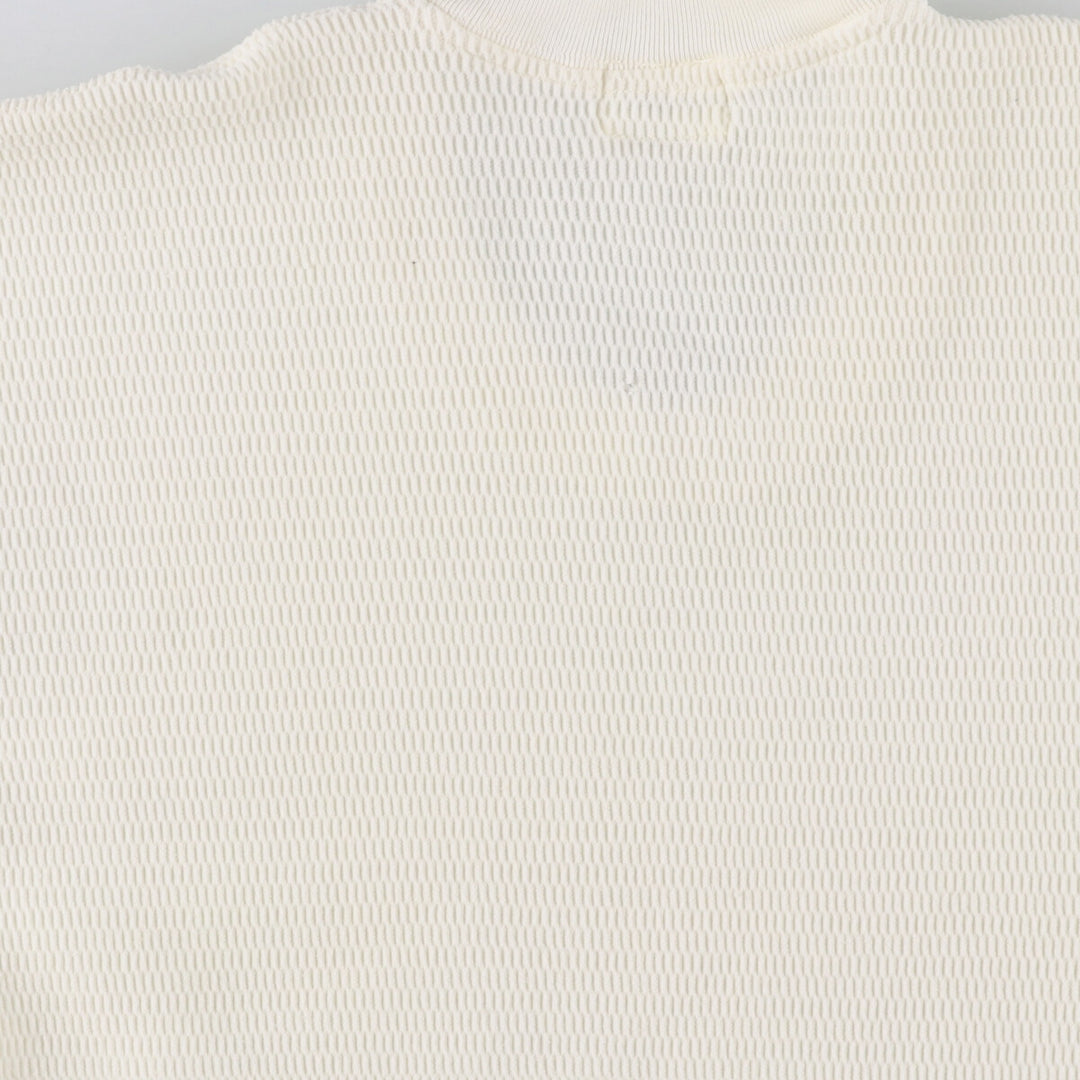 Abercrombie & Fitch Vintage Thermal T-Shirt, Waffle, Size 42, Men's Medium Nylon white type Vintage Second Hand