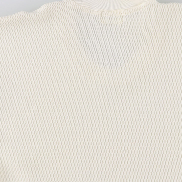 Abercrombie & Fitch Vintage Thermal T-Shirt, Waffle, Size 42, Men's Medium Nylon white type Vintage Second Hand