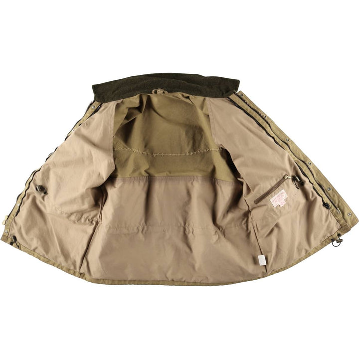 Vintage 90'S Filson Stars and Stripes Oiled Hunting Jacket, Made in USA, Men's Size XL cotton beige type brown Vintage Second Hand