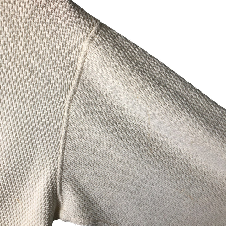 ARCTEX Thermal Long T-Shirt, Made in USA, Men's Size L cotton unbleached Vintage Second Hand