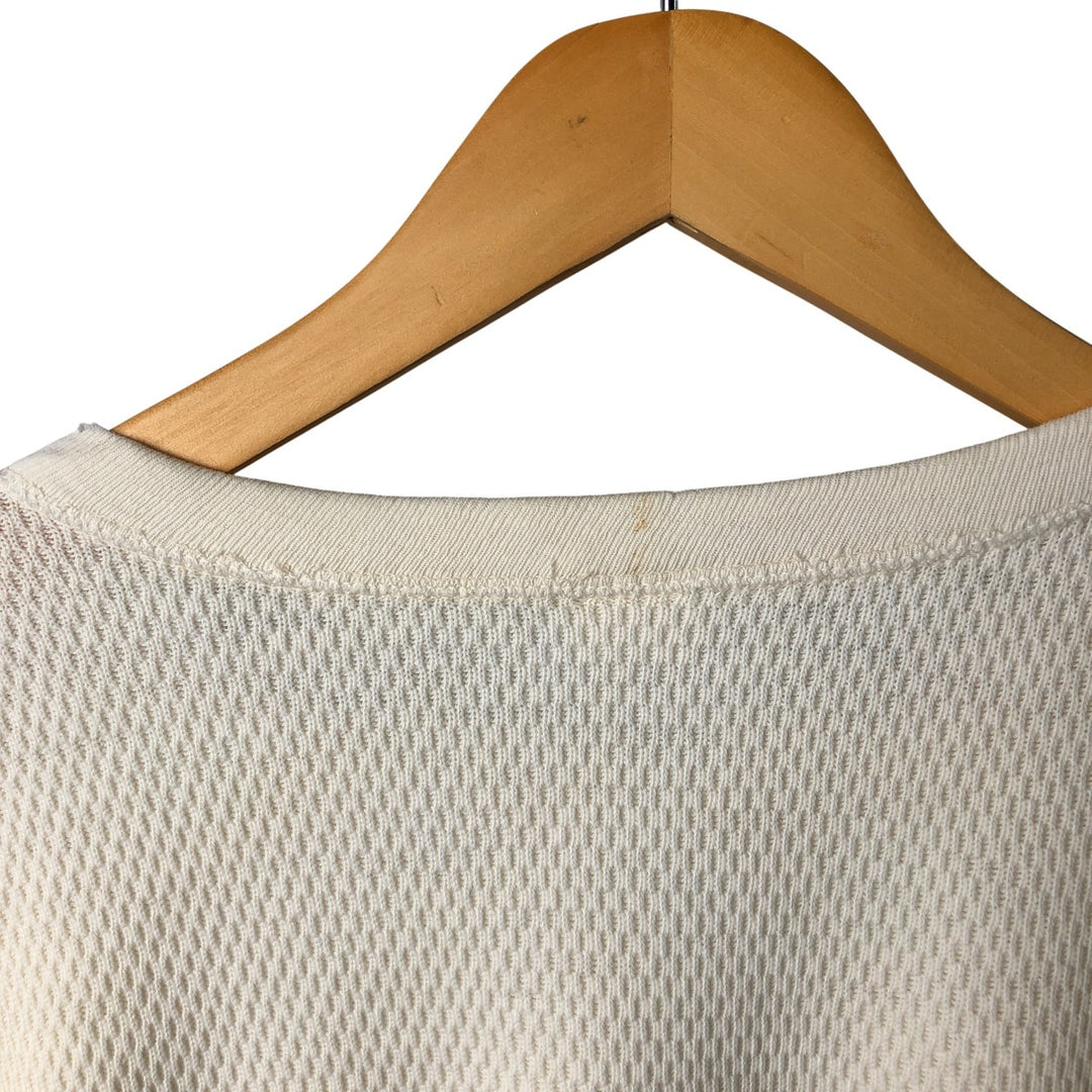 ARCTEX Thermal Long T-Shirt, Made in USA, Men's Size L cotton unbleached Vintage Second Hand