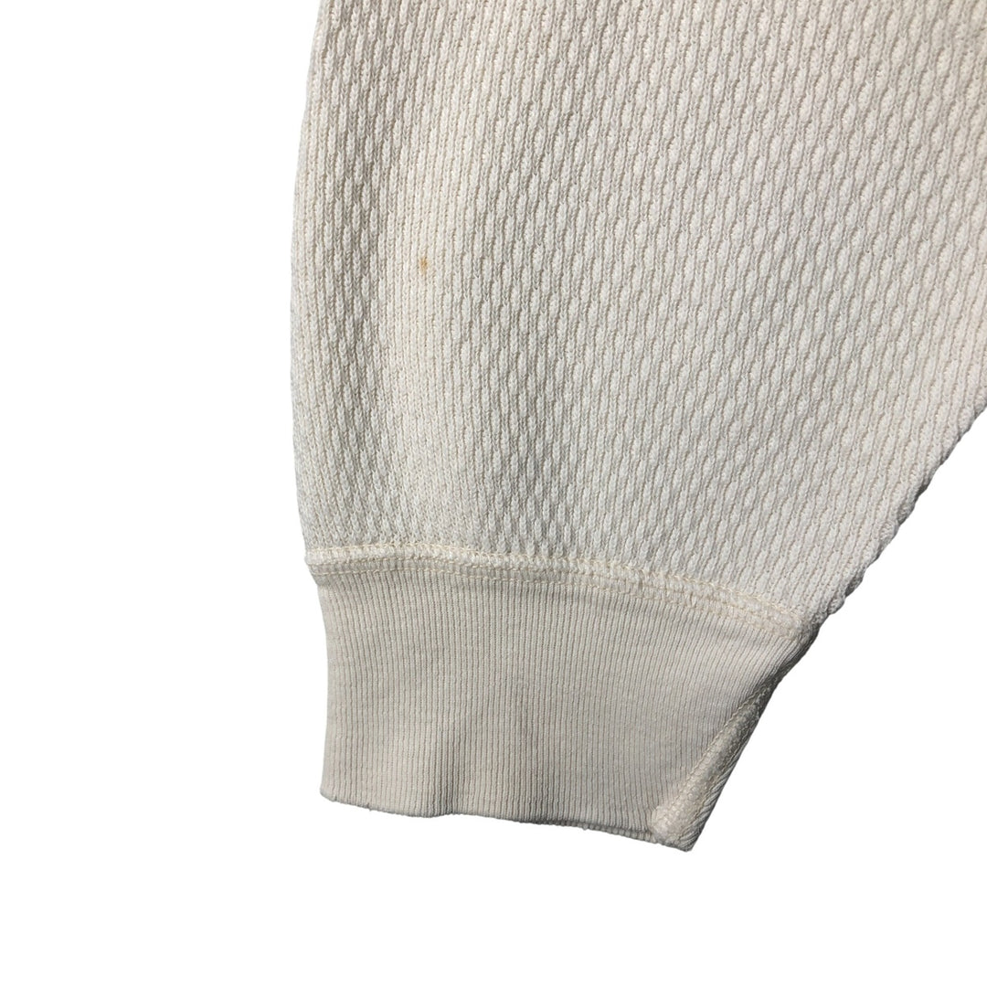 ARCTEX Thermal Long T-Shirt, Made in USA, Men's Size L cotton unbleached Vintage Second Hand