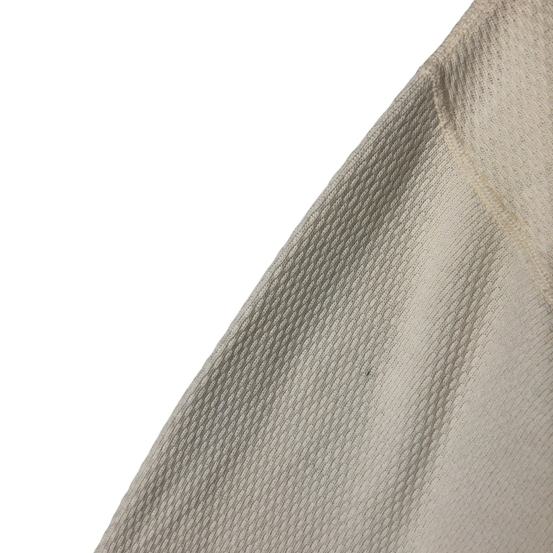 ARCTEX Thermal Long T-Shirt, Made in USA, Men's Size L cotton unbleached Vintage Second Hand