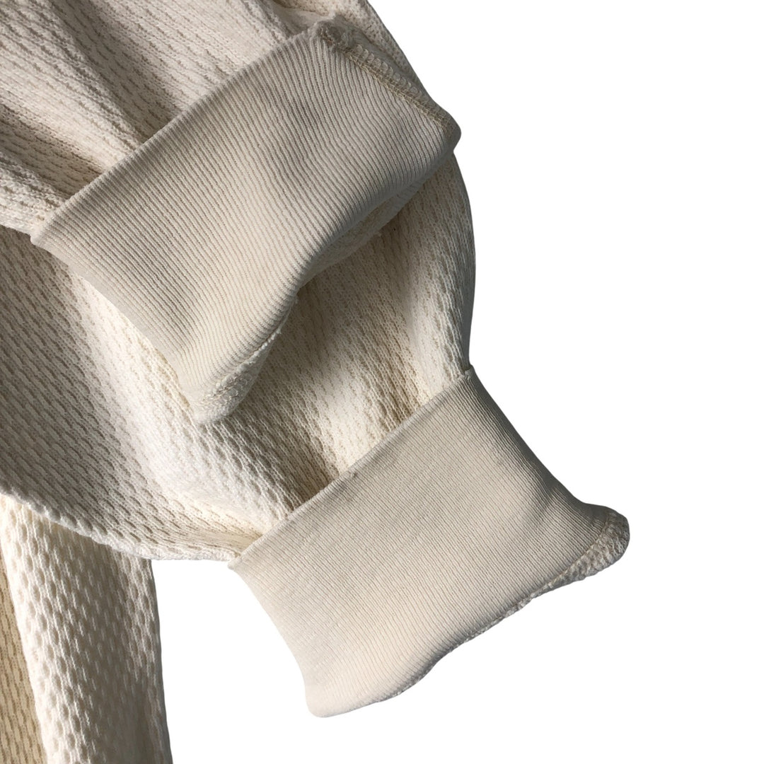 ARCTEX Thermal Long T-Shirt, Made in USA, Men's Size L cotton unbleached Vintage Second Hand