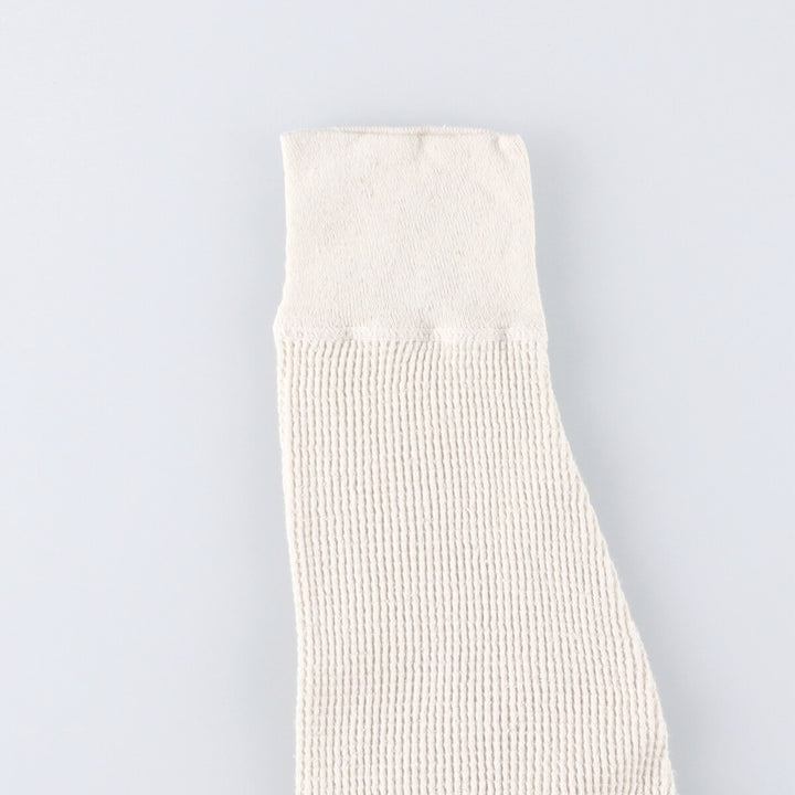 JEMORGAN ALL NATURAL Thermal Long T-Shirt, Waffle, Made in USA, Men's XL cotton unbleached Vintage Second Hand