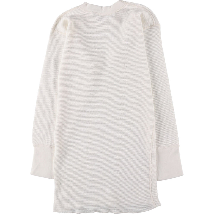 Vintage 1980'S Maverick Thermallon T-shirt, Honeycomb, Made in USA, Men's Size L cotton pale white type Vintage Second Hand