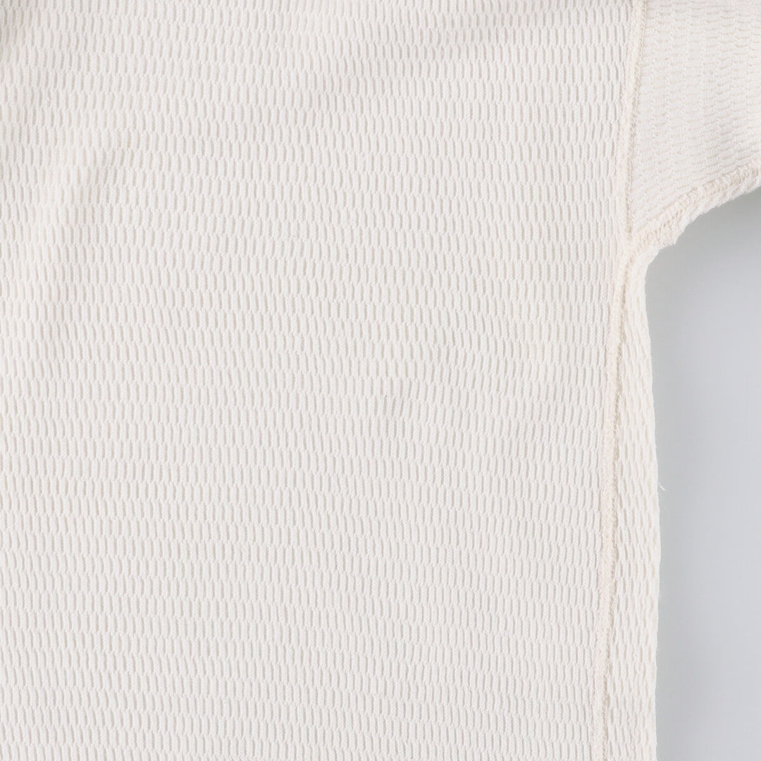 Vintage 1980'S Maverick Thermallon T-shirt, Honeycomb, Made in USA, Men's Size L cotton pale white type Vintage Second Hand