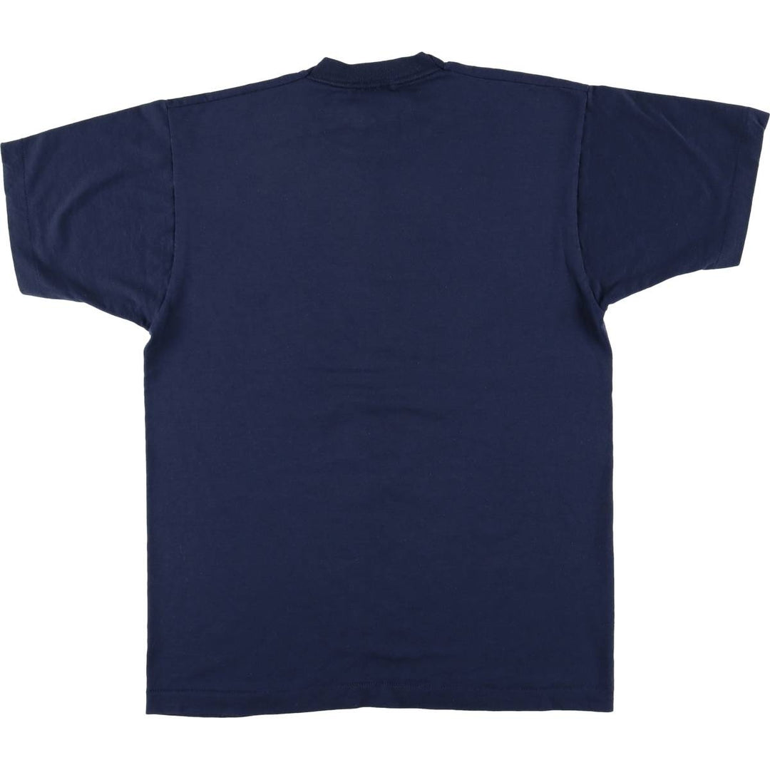 90'S Screen Stars Best Printed T-shirt Made in USA Men's L Vintage cotton navy blue type Vintage Second Hand