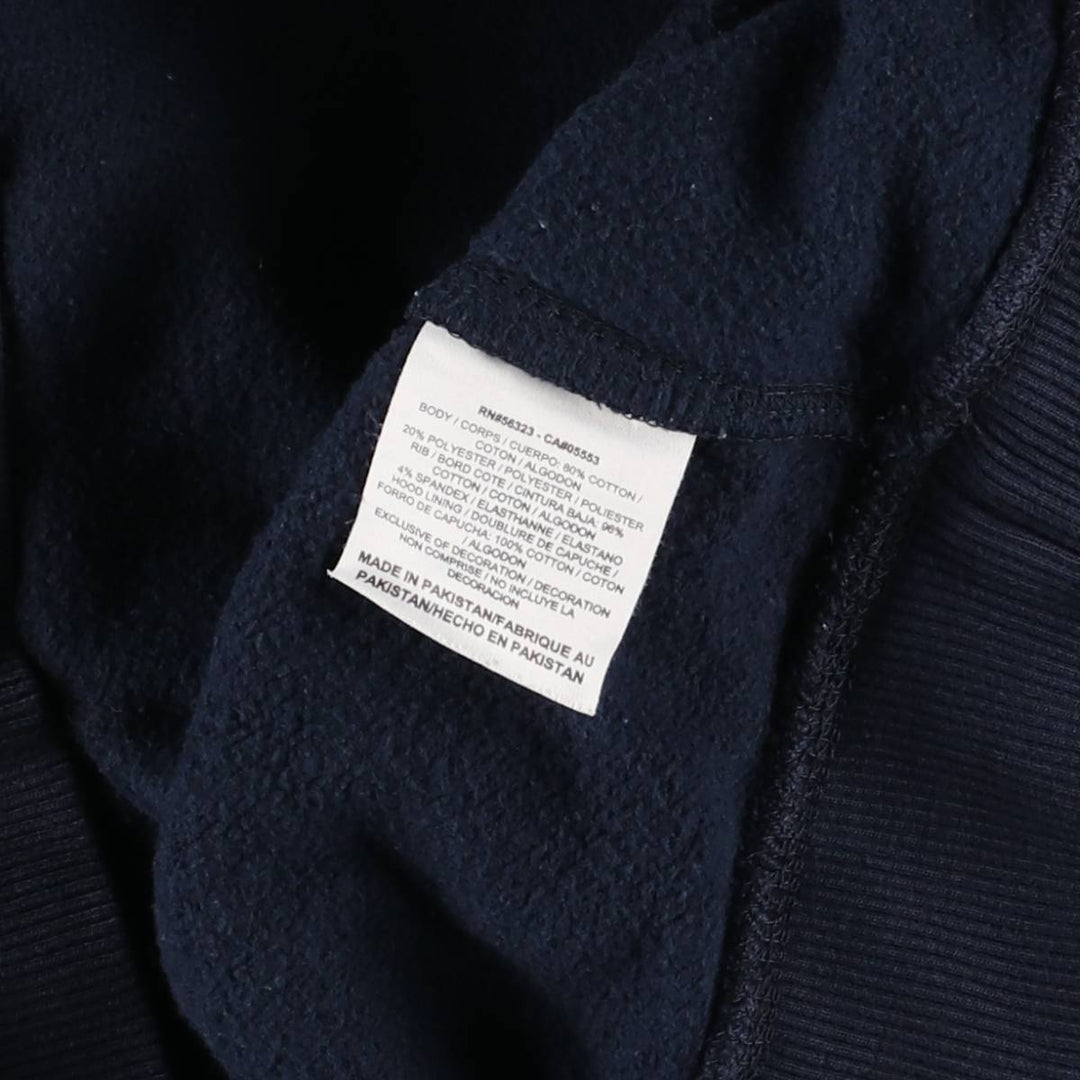 Nike Sweat Pullover Hoodie Men's XL Size cotton navy blue type Vintage Second Hand