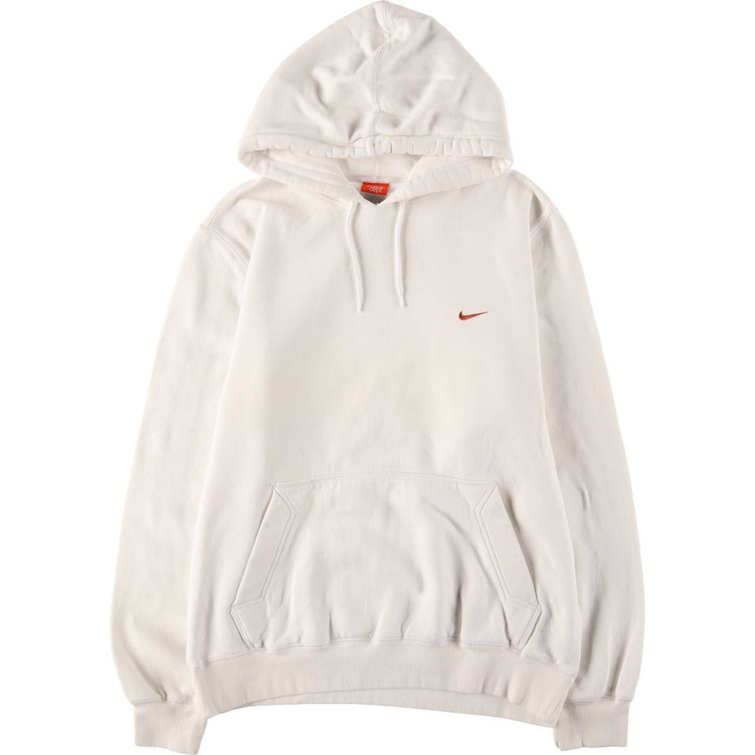 00'S Nike Sweat Pullover Hoodie Men's Size L cotton white type Vintage Second Hand